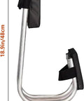 Side view of Set Of 2 Knee Seats For Gardening, Strap On Kneeling Pads For One Leg Support with dimensions 18.9in x 9.8in.