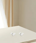 Reusable Infusion Stand Connector Pole Adjuster Buckle 22mm to 19mm Expansion Clip, white plastic and steel