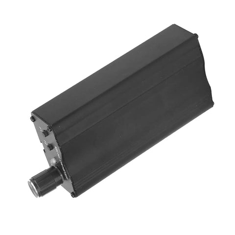 Black metallic Morse Code Keyer Transmitter For Shortwave CW With Auto Memory, Paddle Keyer For Ham Radio Rig, Easy Data Storage.