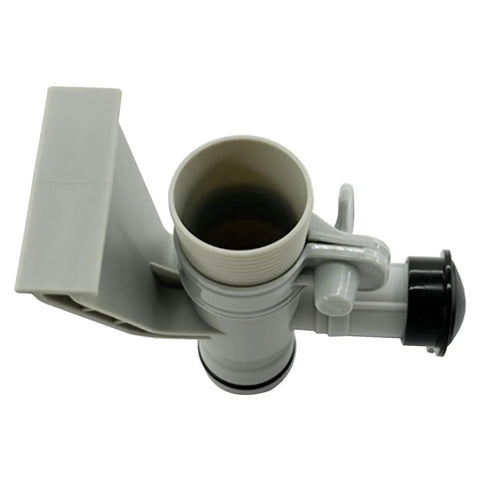 Pool Air Jet Valve Kit With Pipe Holder And Cap Replacement For Above Ground Pools, durable plastic air inlet adapter