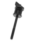 Spare Tire Mounting Screw Kit Must Have For Honda Civic And HRV Durable Aluminum Alloy Bolt Adapter For Secure Hold Down And Easy Install Precision Design Broad Vehicle Compatibility, black aluminum alloy adapter on white background.