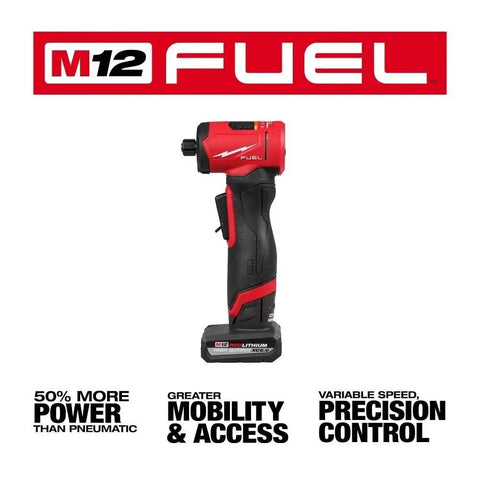 3485-22 Brushless Right Angle Die Grinder Kit Featuring Responsive Four Mode Variable Speed Control Up To 20000 Rpm Instant Accessory Swap Built Tough For No Sweat Grinding Polishing And Pro Shop Metalwork On Site