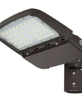 Beefy LED Parking Lot Light 150W 100W 75W Adjustable with 22500lm 150lm/W 5000K Waterproof Shoebox Dusk-to-Dawn Photocell Slip Fitter Mount 100-277V ETL Listed