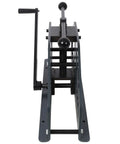 Heavy Duty Manual Tube Roller Bender Pipe Bending Machine with crank handle, compact carbon steel design for bending steel tubing.