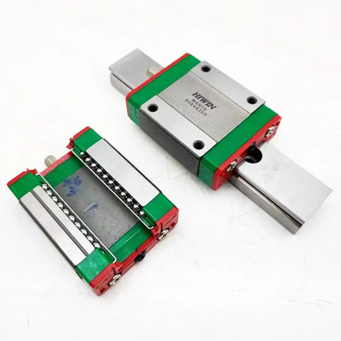 Compact Precision Linear Block MGN15C Carriage And Guide Rail Set for CNC Machines, lightweight with Gothic four-point contact.
