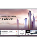 Killer 55 Inch Commercial Digital Signage Screen Packing Ultra Hd Resolutions And A Super Clean Non Glare Coating with office welcome display.