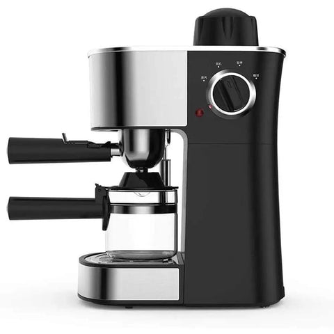 Side view of Barista Grade Single Cup Coffee Maker With Fast Brew Technology For Ground Coffee, compact design, auto shutoff.