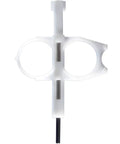 White plastic tool for adjusting 4 Inch Pop Up Gear Drive Go To Sprinkler Head With Adjustable 40 To 360 Degree Arc For Full Or Partial Coverage