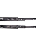 10 Inch Heavy Duty Cabinet Drawer Slide Full Extension 100 Lbs Ball Bearing Side Mount With Dual Industrial Ball Bearings And Electrophoretic Black Finish For Kitchen Cabinets And Workshops, black steel slides
