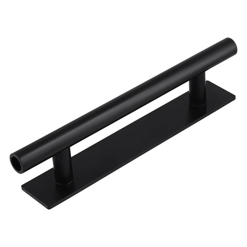 50 Pack Self Stick Push Pull Cabinet Handles Black Adhesive Door Handles For Kitchen Cabinets Drawers Wardrobes And Furniture Instant Stick On ABS Plastic Easy Install Comfortable Grip, black ABS adhesive handle