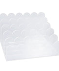 Clear Acrylic Mail Sorter With Five Compartments, Desktop File Organizer For Letters And Documents, Space Saving Office Desk Storage