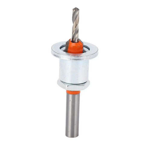 Heavy Duty Adjustable Depth Countersink Drill Bit With Slick Flute Design For Woodworking And Metal Drilling close-up view
