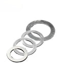 Ultra Thin Stainless Steel Shim Washers 0.2mm Thick 100 Pcs Flat Washer Set For Plumbing Fittings And DIY Repairs Pro Grade 4x7x0.2mm Uniform Pressure Distribution Smooth Exterior, stainless flat washers shown
