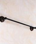 Oil Rubbed Bronze Towel Bar Wall Mount Dope Durable Solid Brass Towel Holder For Bathroom 23.6 Inch Copper Tone Finish