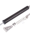 Soft Closing Door Closer With 90 Degree Stop And Positioning Buffer Protective Door Holder Hardware Black Adjustable components