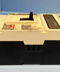 Top Tier HMCp400X5 Heavy Duty Motor Circuit Protector Breaker 3 Pole 400 Amps with black and white housing in side view.
