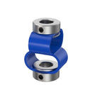 D27L40 8X8mm Encoder Shaft Coupling Double Loop Beefy Flexible Aluminum For CNC Machines And 3D Printers Servo Motors Universal Joint
