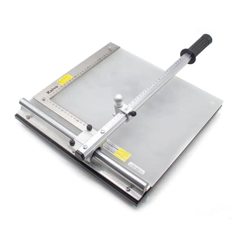 Laboratory Glass Cutter Manual For ITO Glass And Silica Gel Board Cutting 28x33cm KV-C-370 KVC370 Plus resting on white surface