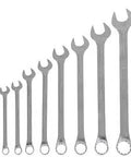 12 Piece Spanner Set B-012 For Builders And Gearheads, 10 To 32 Millimeter Range, Precision Chrome Vanadium Wrenches arranged in size order