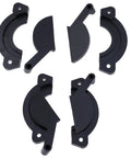 Straight Up Heavy Duty Table Leaf Connectors With Secure Locking Latches For No Sweat Assembly And Built Tough Performance On Folding Dining Tables, black plastic clips