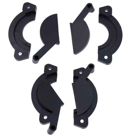 Straight Up Heavy Duty Table Leaf Connectors With Secure Locking Latches For No Sweat Assembly And Built Tough Performance On Folding Dining Tables, black plastic clips