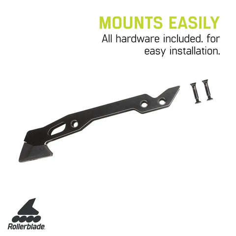 3WD Brake Support Kit For Inline Skates With CNC Aluminum Construction shown with mounting screws and branding