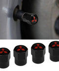 Hex Style Aluminum Tire Valve Stem Caps Universal Fit For Schrader Valves 4 Pack