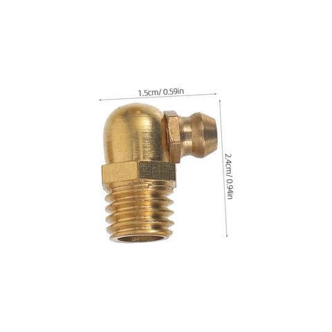 Beefed Up Grease Fittings Assortment Kit With Straight And Angled Fittings For Hydraulic Applications Built Tough Lubrication