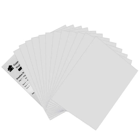 Vinyl Siding Patch Kit For Exterior Repairs, 12 Peel And Stick Patches To Cover Cracks And Holes, Easy Install, Weatherproof PVC Patches, Each Patch 6.3 Inches By 4.75 Inches, Quick DIY Fix For Homeowners