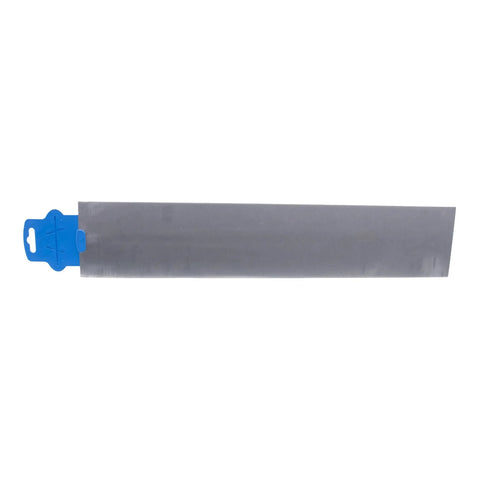 High Carbon Steel Finishing Trowel 4 By 20 Inch Pro Grade Workhorse For Concrete Masonry Drywall With DuraSoft Handle side view