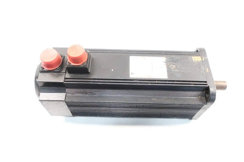 Beefy High Torque Servo Motor 1.3KW 1500RPM 200V AC For Industrial Motion Control And CNC Use Replacement For USAFED-13CS2 Built Tough With Smooth Precision And A Seven Eighths Inch Shaft black servo motor with shaft and capped connectors