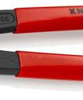High Leverage Concreters Nippers with plastic coated grip, slim nose for submerged steel rods, heavy duty pro grade construction tool