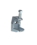 Heavy Duty Malleable Iron Beam Clamp With 1/4-20 Threads For Flanges Up To 15/16 Inch, Bright Zinc Electroplate Finish