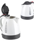 1000ML 12V Portable Car Kettle And Electric Water Heater With Cigarette Lighter Plug For Road Trip Ready Tea Coffee Brewing And No Sweat Hot Drinks On The Go, featuring sleek design and easy-to-open lid.