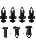 Honda Engine Cover Clip Fastener Kit Replacement For Undertray Splash Guard Plug And Play Install Direct Fit Durable Auto Part On black plastic clips