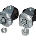 Beefy Industrial Steel Caster Wheels for Auto Shop Equipment, Heavy Duty Swivel Casters 16mm Diameter, nuts included