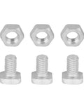 Heavy Duty Aluminum Greenhouse Hardware Kit With 50 M6x12 Bolts And 50 M6 Nuts For Quick Assembly And Reliable Repairs, rust-resistant M6 bolts and nuts