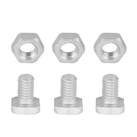 Heavy Duty Aluminum Greenhouse Hardware Kit With 50 M6x12 Bolts And 50 M6 Nuts For Quick Assembly And Reliable Repairs, rust-resistant M6 bolts and nuts