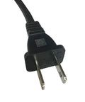 Close-up of a power plug for Actuator Motor For Adjustable Electric Bed Frame And Hospital Bed With Wired Remote High Torque 6500N X 2 Back And Foot Rise