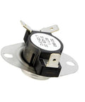 Go To Dryer Temperature Limit Switch 501993 Replacement For LG Clothes Dryer Easy Install High Temp Cutoff Protector Calibrated For Safe Heat Control Thermal Shutdown For Home Laundry Appliances, round metal switch