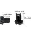 Two Set Needle Bar Thread Guard And Screw Kit For Juki DNU 1541 Series Sewing Machines Part 10308609 And SS7080510TP, screws close-up