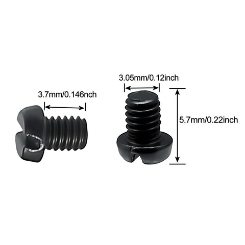 Two Set Needle Bar Thread Guard And Screw Kit For Juki DNU 1541 Series Sewing Machines Part 10308609 And SS7080510TP, screws close-up