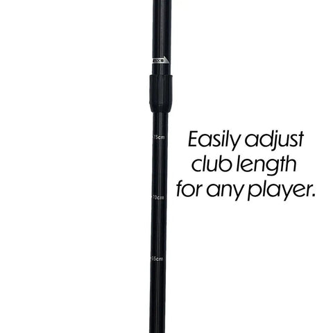 Adjustable putter from Beach Side Golf Set For The Sand With Two Adjustable Putters Waterproof Dry Bag Flags Cups Balls