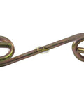 Quarter Turn Spring Set Heavy Duty Steel Quick Release Fasteners Rugged And Tough No Sweat Install For Sheet Metal And Door Panels 5 Pack view of a steel spring fastener, 1 inch long.
