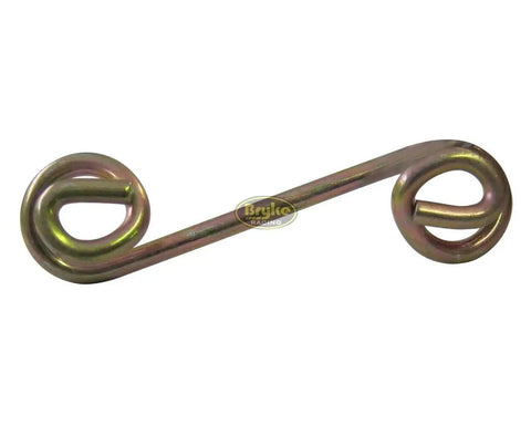 Quarter Turn Spring Set Heavy Duty Steel Quick Release Fasteners Rugged And Tough No Sweat Install For Sheet Metal And Door Panels 5 Pack view of a steel spring fastener, 1 inch long.