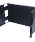 6U Solid Panel For Industrial Control And Prototyping In 19 Inch Racks, Heavy Duty 14 Gauge Metal Construction, side view