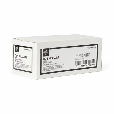 Box of 500 Flexible Paper Measuring Tape With Inches And Centimeters, Disposable and Single Use for Quick Mess Free Measurements.