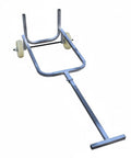 Gas Cylinder Cart Hand Truck Transporter With Tubular Steel Frame And Upright Push Design Front Control Bar Two Wheels For Warehouses, Workshops And Job Sites Heavy Duty Construction, Smooth Maneuverability, Durable And Safe.