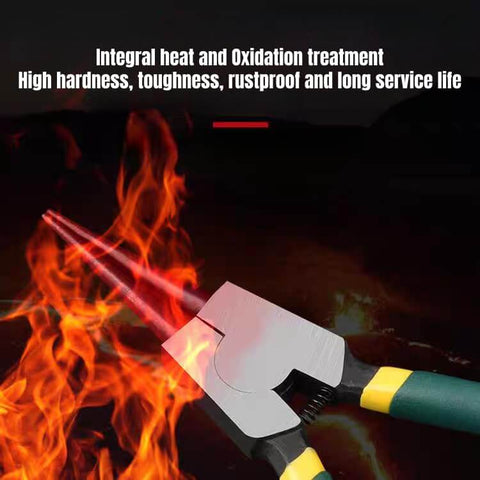 7 Inch Snap Ring Pliers Set For Internal And External Circlips With Straight And Bent Jaws 4 Piece Pro Grade shown heated