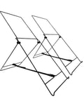 Two Pack Solar Panel Stand Mount With Adjustable Tilt Bracket For Foldable Panels, Heavy Duty Carbon Steel Rust Resistant Holder